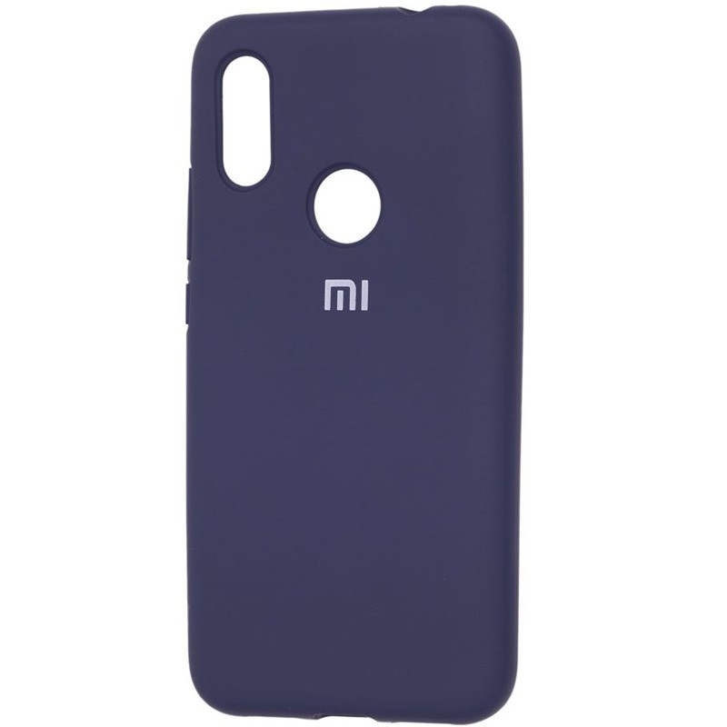 Silicone Cover Full Protective Xiaomi Redmi Note 7 (dark blue)-0