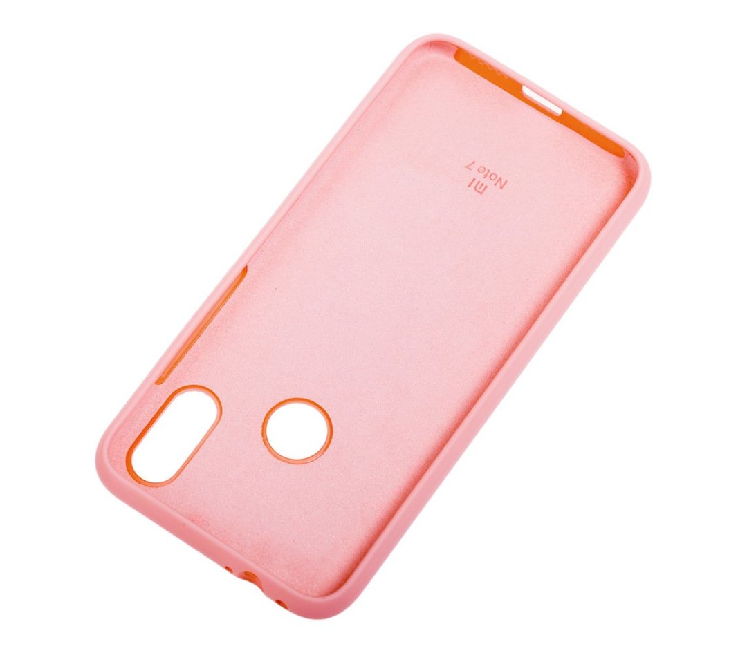 Silicone Cover Full Protective Xiaomi Redmi Note 6 (pink)-2