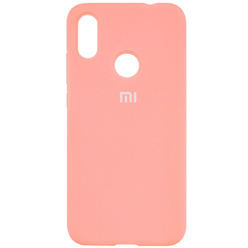 Silicone Cover Full Protective Xiaomi Redmi Note 7 Peach-0