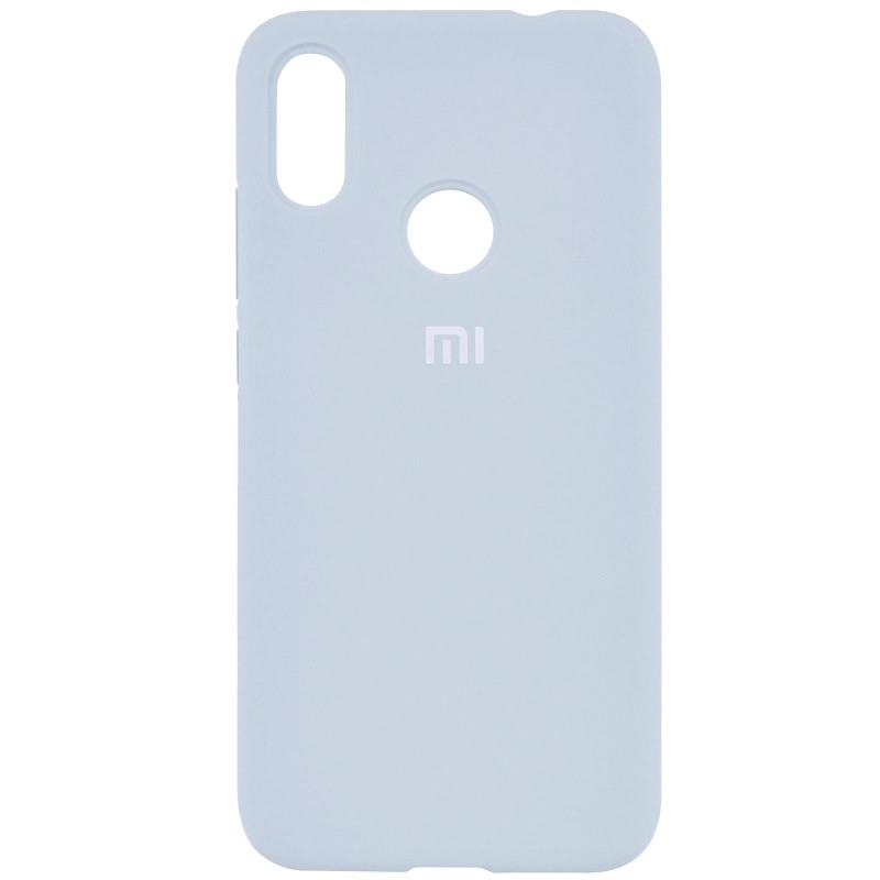 Silicone Cover Full Protective для Xiaomi Redmi Note 7 Mist Blue-0