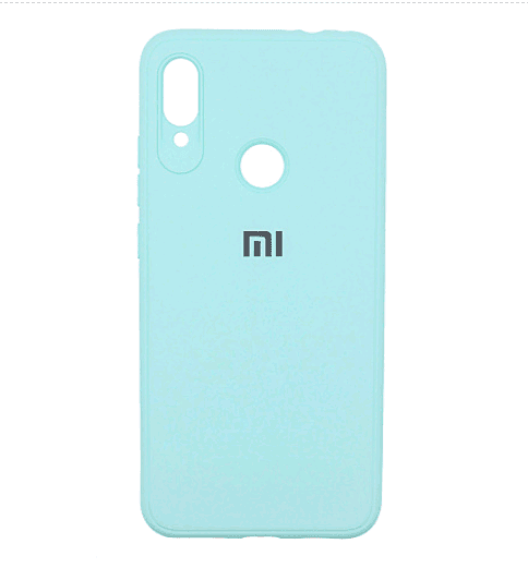 Накладка TPU Logo для Xiaomi Redmi Note 7 бірюзова-0