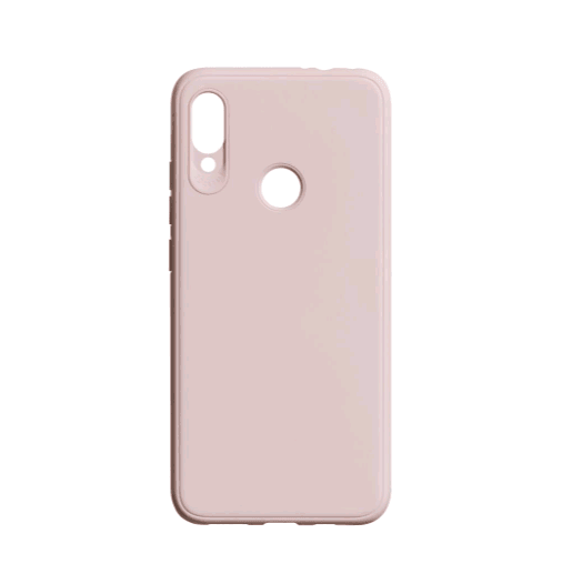 Накладка TPU Logo для Xiaomi Redmi Note 7 рожева-0