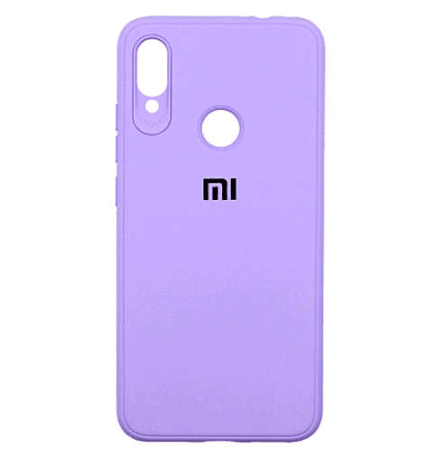 Накладка TPU Logo для Xiaomi Redmi Note 7 фіолетова-0