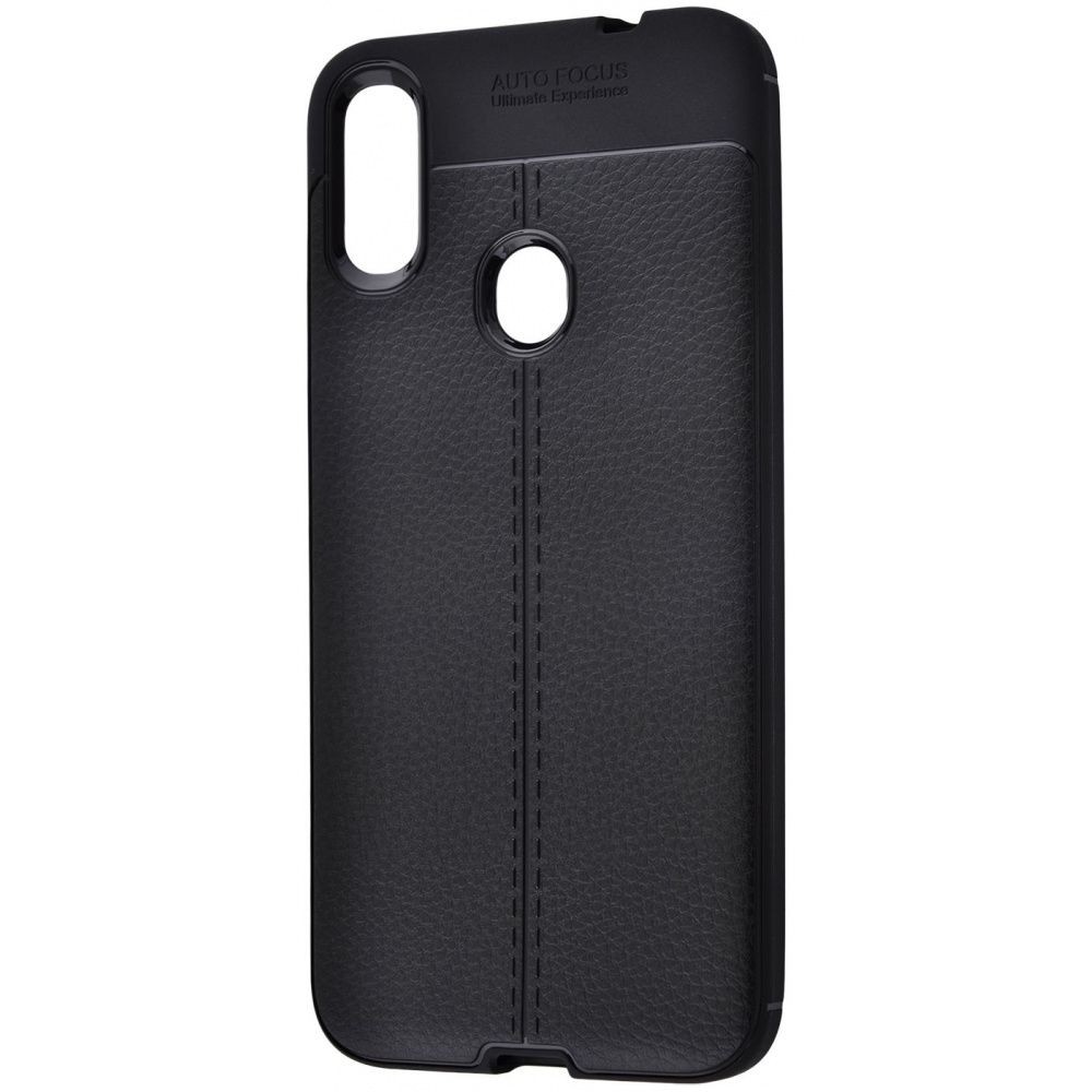 Накладка Ultimate Leather для Xiaomi Redmi Note 7 чорна-0