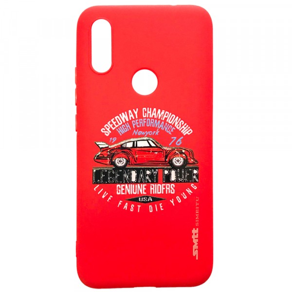 Накладка SMTT Print для Xiaomi Redmi Note 7 LEGENDARY (red)-0