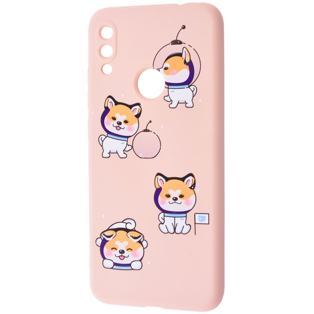 WAVE Fancy для Xiaomi Redmi Note 7 (laika spaceman/pink sand)-0