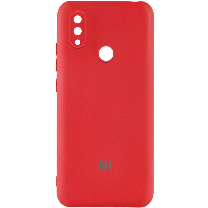Silicone Cover My Color Full Camera (A) для Xiaomi Redmi Note 7 (Red)-0