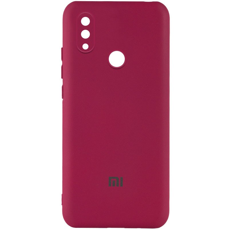 Silicone Cover My Color Full Camera (A) для Xiaomi Redmi Note 7 (Marsala)-0