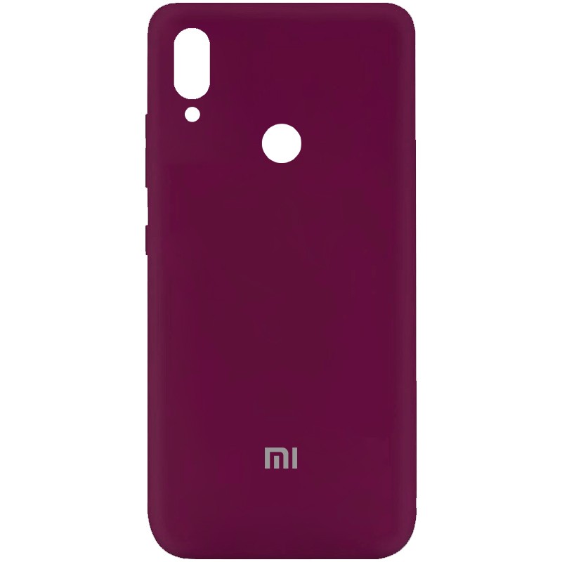 Silicone Cover My Color Full Protective (A) для Xiaomi Redmi Note 7 (marsala)-0