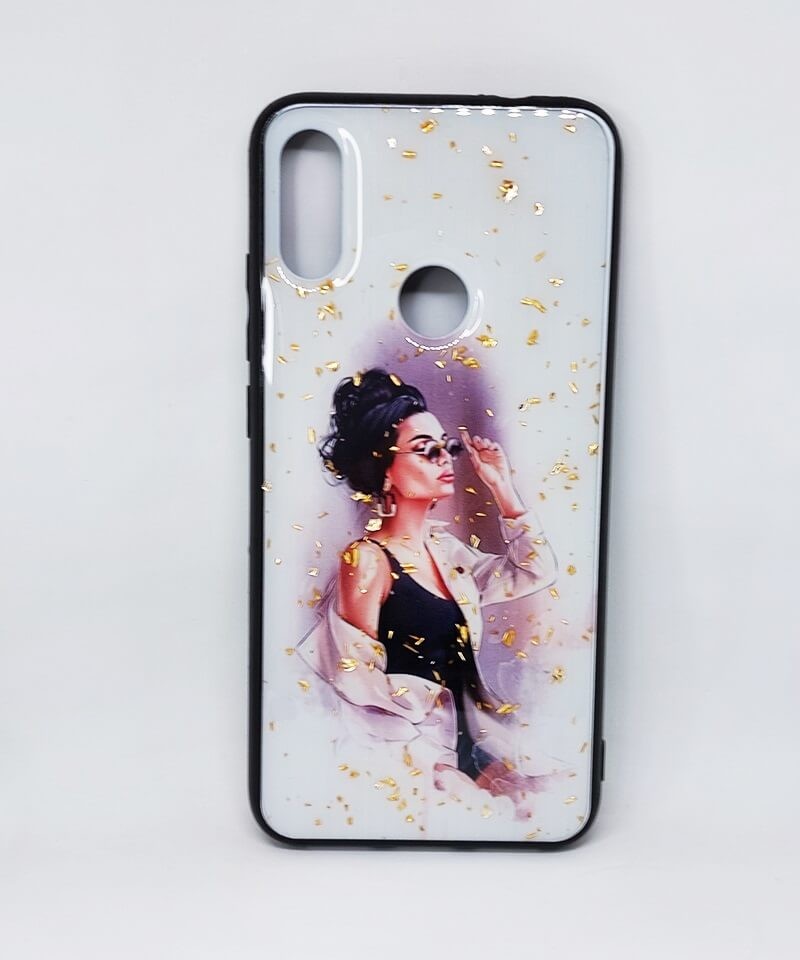 Накладка Mix Art для Xiaomi Redmi Note 7 Дівчина з високою зачіскою-0