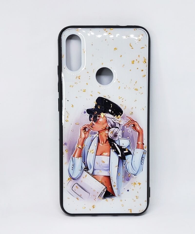 Накладка Mix Art для Xiaomi Redmi Note 7  Дівчина в білому піджаку-0