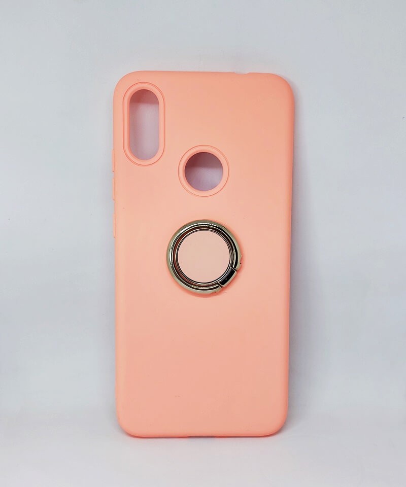 Silicone Cover With Ring для Xiaomi Redmi Note 7 (Coral)-0