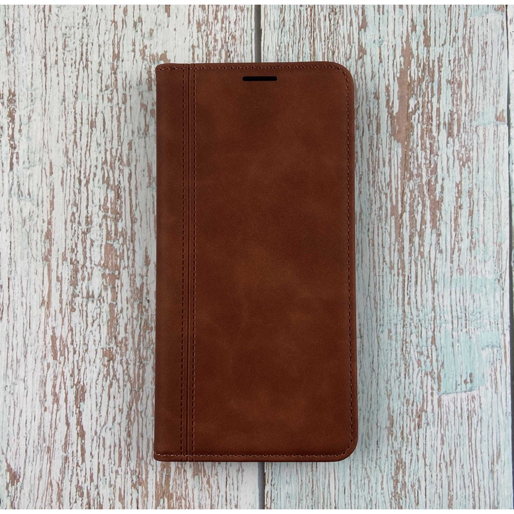 Книга Business Matte Line для Xiaomi Redmi 4x коричнева-0