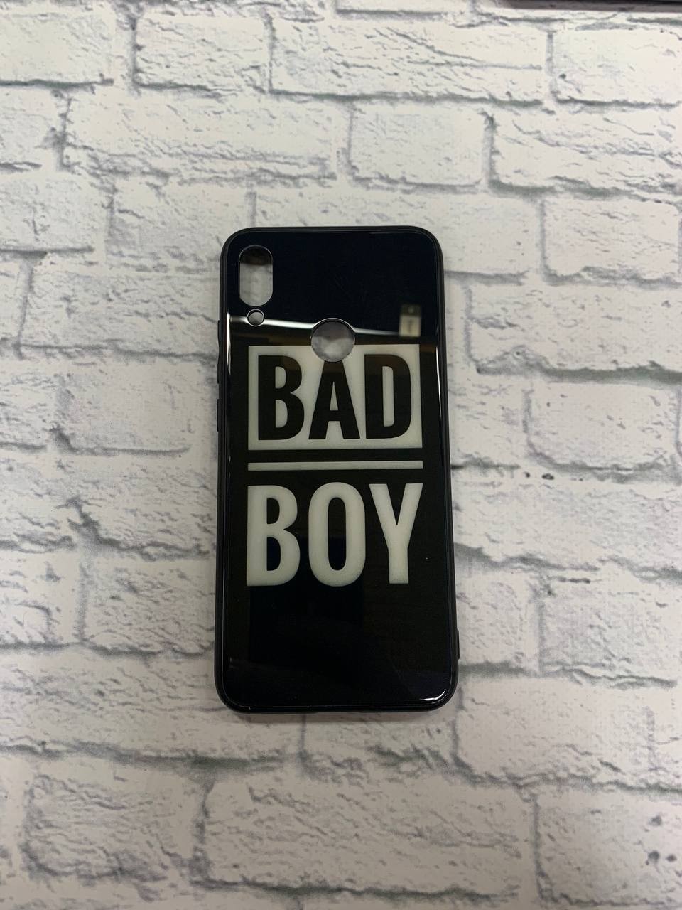 Накладка Marble Glass Case and Pattern для Xiaomi Note 7 Bad boy-0