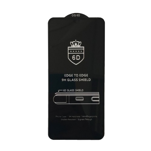 Захисне скло 6D OG Crown для Xiaomi Redmi Note 7/Mi 9/Note 8  з чорною рамкою-0