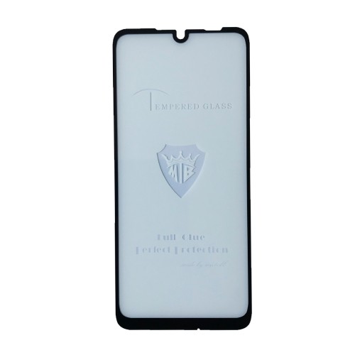 Захисне скло Full Glue для Xiaomi Redmi Note 7 з чорною рамкою (без упаковки)-0