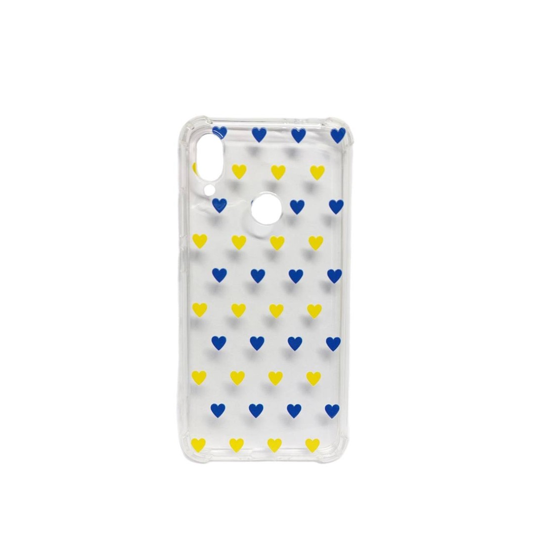 Накладка  WAVE Patriot Clear Case для Xiaomi Note 7 (ua hearts)-0
