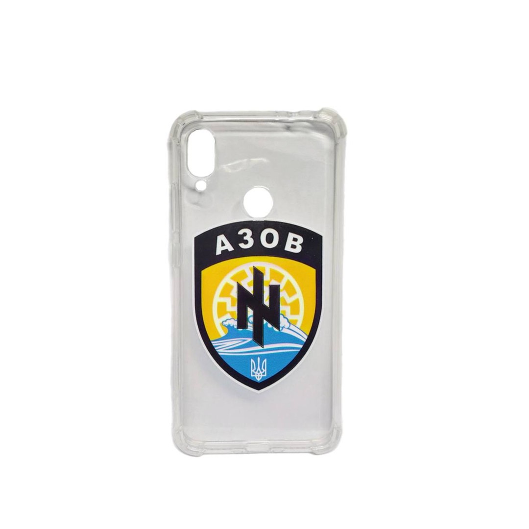 Накладка  WAVE Patriot Clear Case для Xiaomi Note 7 (Azov)-0