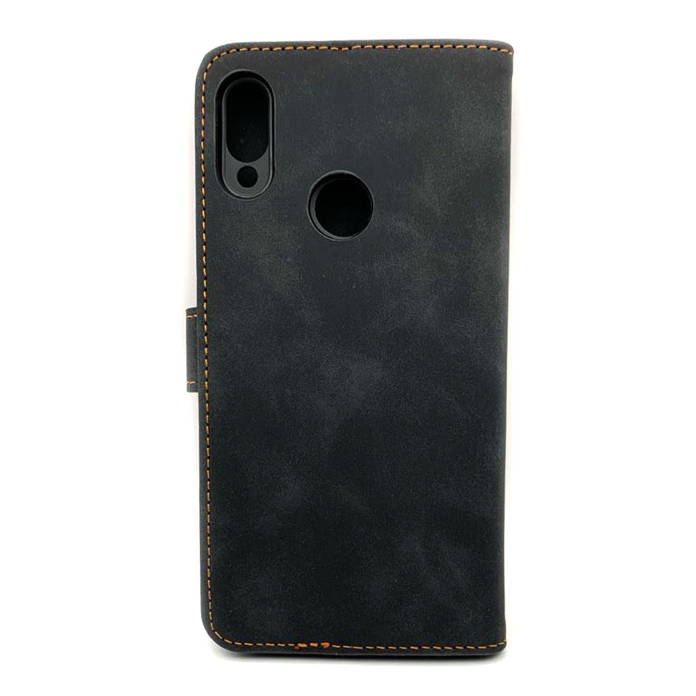 Книжка Cover Stylish Slot Matte для Xiaomi Redmi Note 7 (Чорна)-1