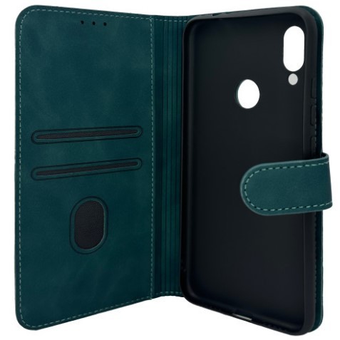 Книжка Cover Stylish Slot Matte для Xiaomi Redmi Note 7 (Зелена)-2