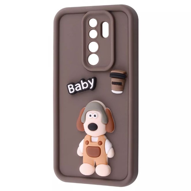 Чохол Pretty Toys для Xiaomi Redmi Note 8 Pro (Brown/dog)-0