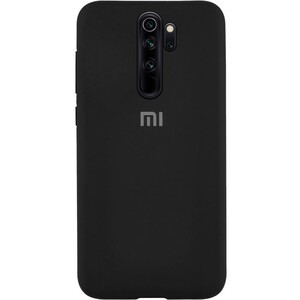 Silicone Case Full Protective для Xiaomi Redmi Note 8 Pro Чорна-0