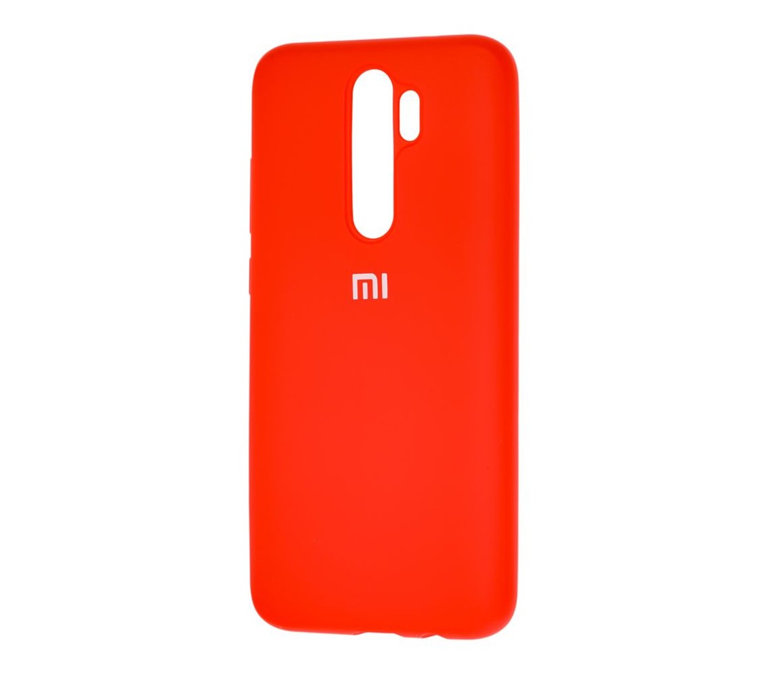 Silicone Case Full Protective для Xiaomi Redmi Note 8 Pro Червона-0