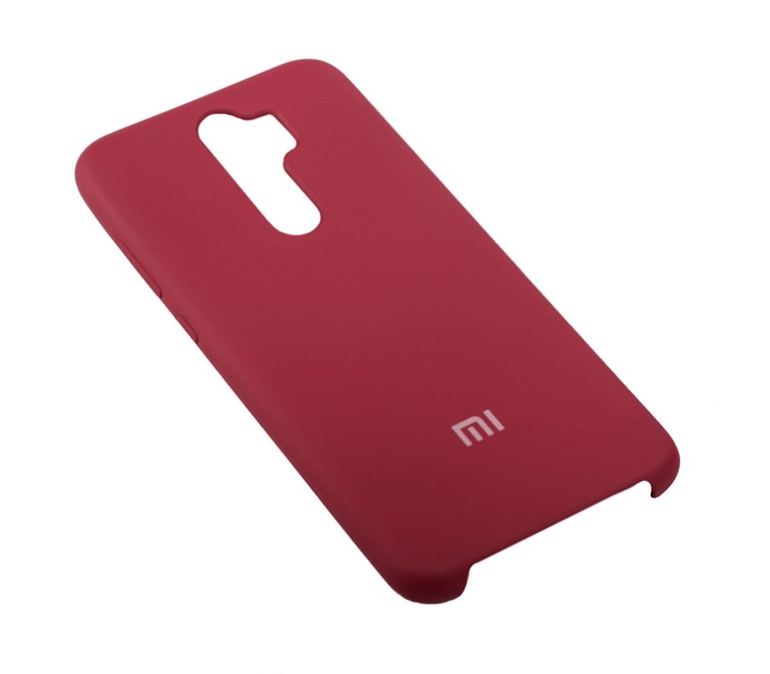 Чохол Silicone Case для Xiaomi Redmi Note 8 Pro (Bordo)-1