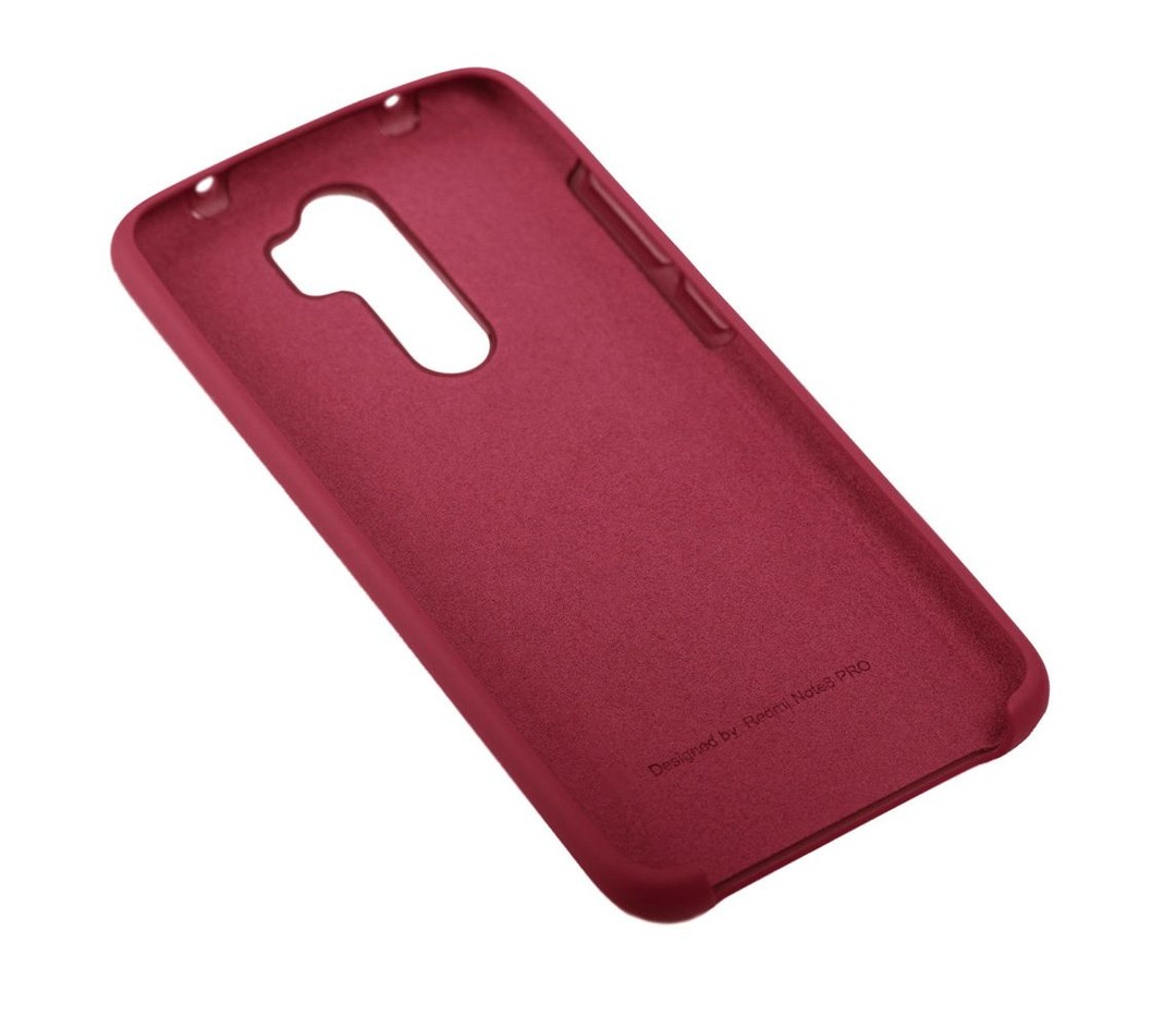 Чохол Silicone Case для Xiaomi Redmi Note 8 Pro (Bordo)-2
