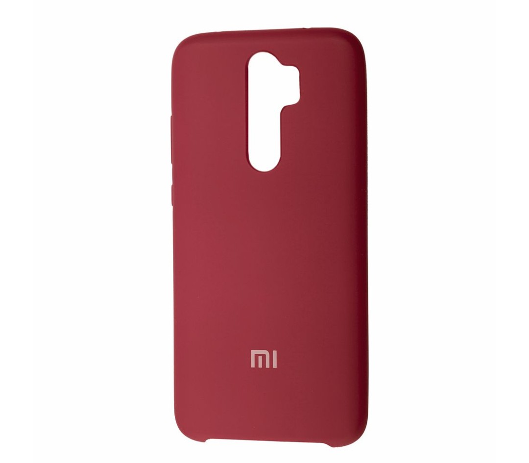 Чохол Silicone Case для Xiaomi Redmi Note 8 Pro (Bordo)-0