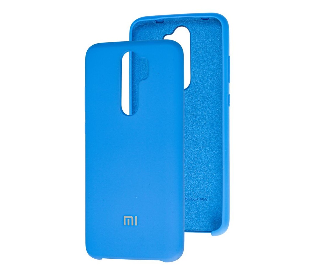 Чохол Silicone Case для Xiaomi Redmi Note 8 Pro (Tahoe Blue)-0
