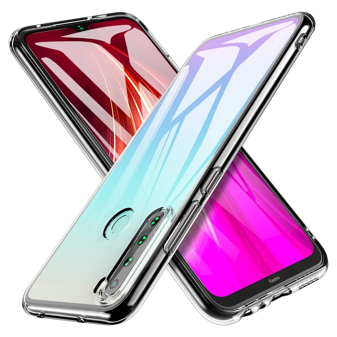Накладка Premium для Xiaomi Redmi Note 8 силікон прозорий-1