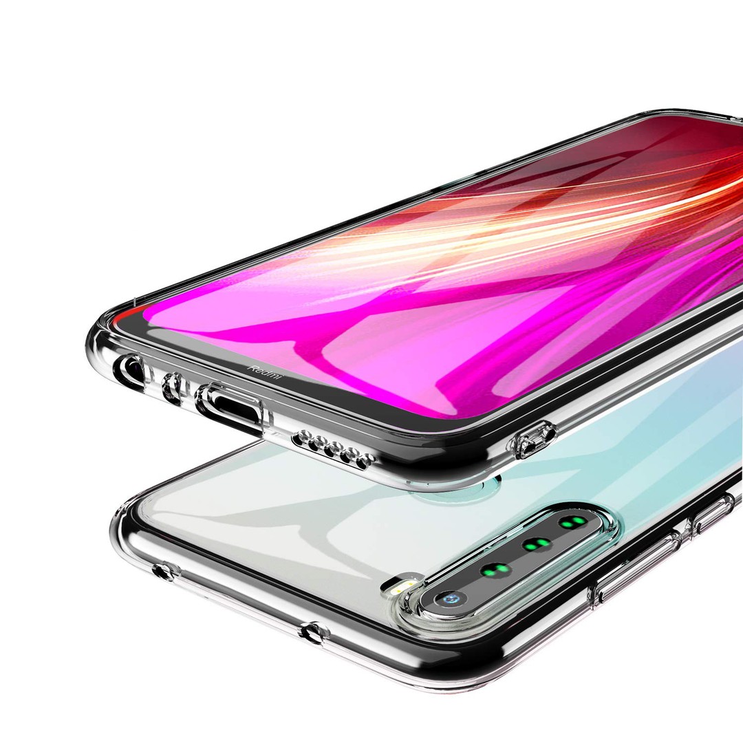 Накладка Premium для Xiaomi Redmi Note 8 силікон прозорий-2