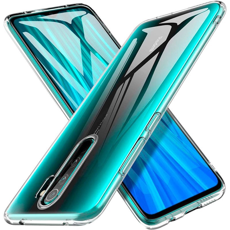 Накладка Premium для Xiaomi Redmi Note 8 Pro силікон прозорий-0