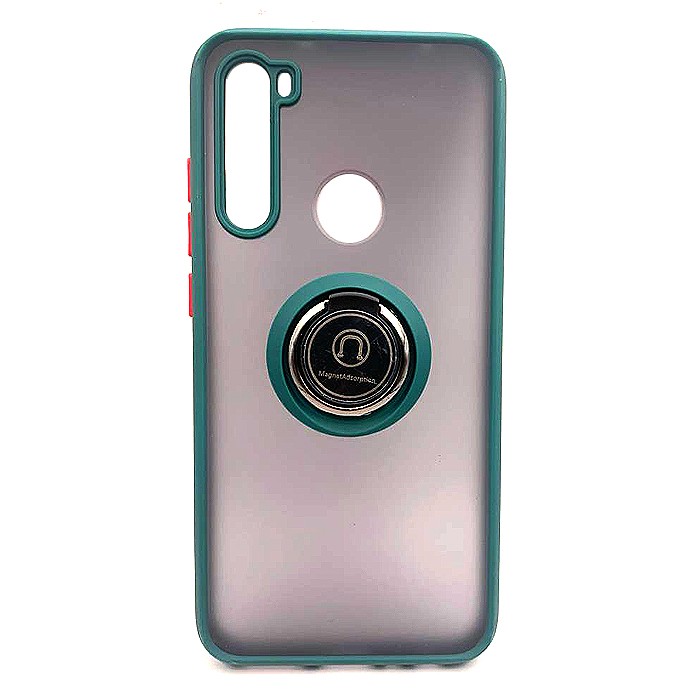 Накладка Totu Gingle Ring для Xiaomi Redmi Note 8/Note 8 2021  темно-зелена-0