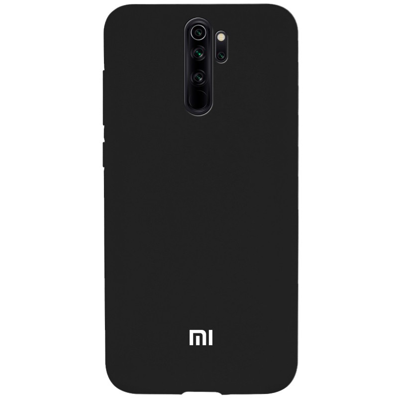 Чохол Soft-touch logo для Xiaomi Redmi Note 8 Pro (Black)-0