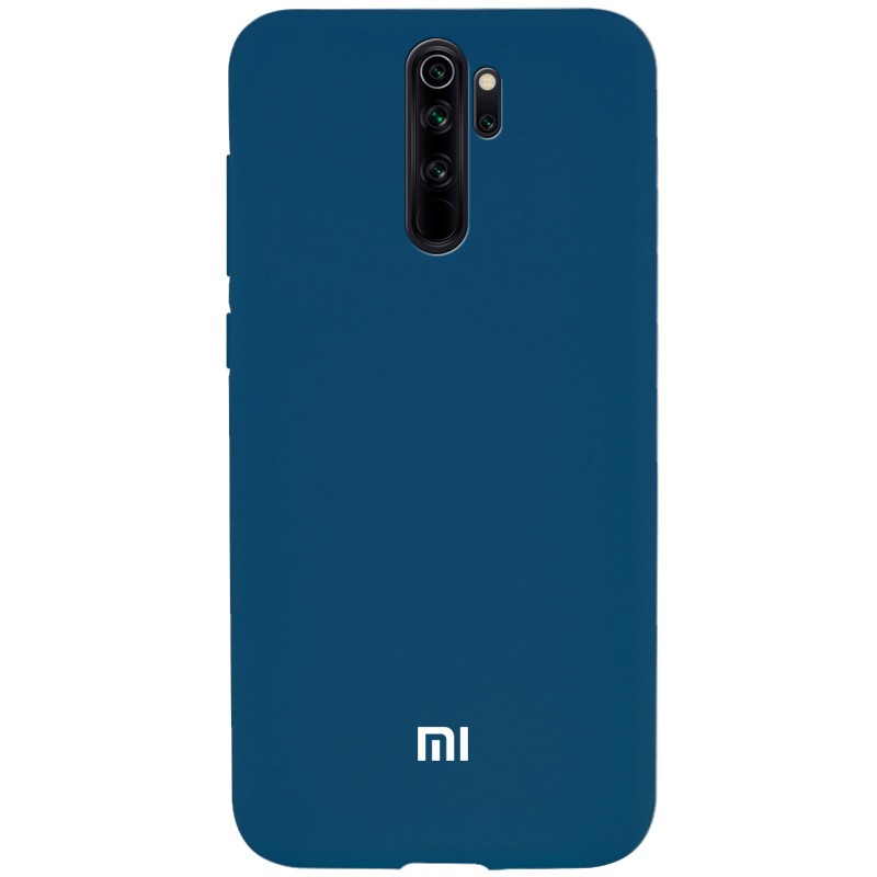 Чохол Soft-touch logo для Xiaomi Redmi Note 8 Pro (Cobalt)-0