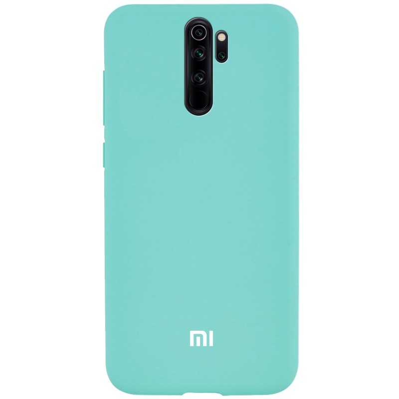 Чохол Soft-touch logo для Xiaomi Redmi Note 8 Pro (Ice Blue)-0