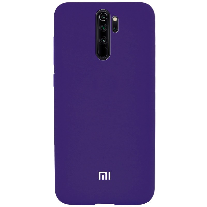 Чохол Soft-touch logo для Xiaomi Redmi Note 8 Pro (Purple)-0