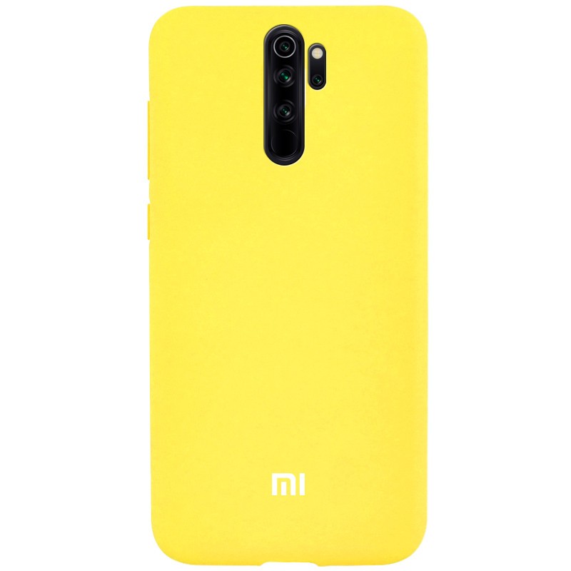Чохол Soft-touch logo для Xiaomi Redmi Note 8 Pro (Yellow)-0