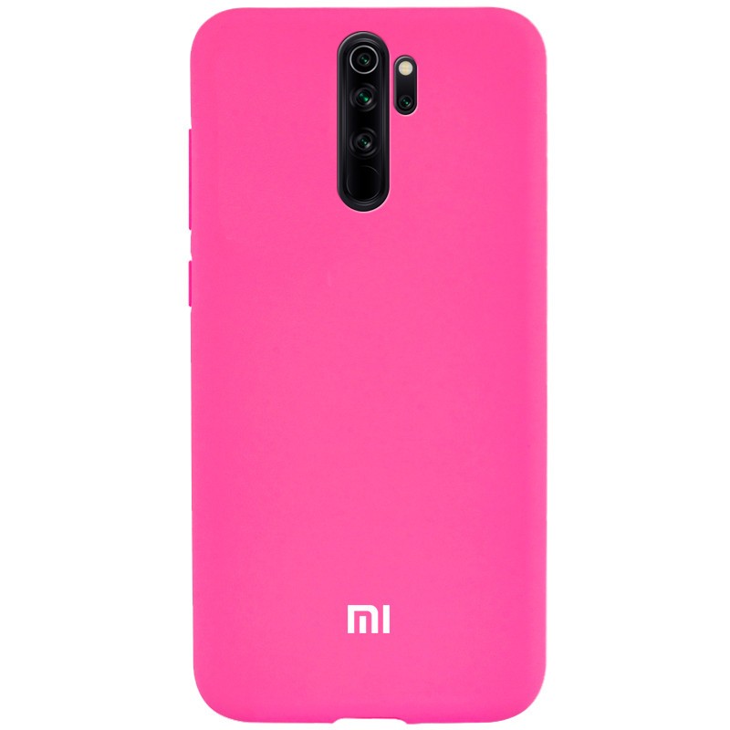 Чохол Soft-touch logo для Xiaomi Redmi Note 8 Pro (Barbie pink)-0