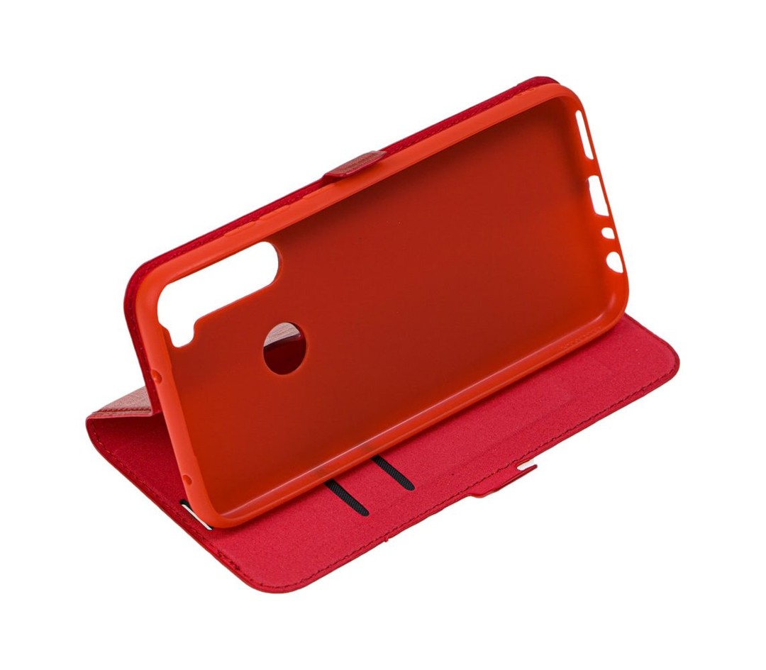 Книжка Side Magnet TPU Xiaomi Redmi Note 8 (red)-2