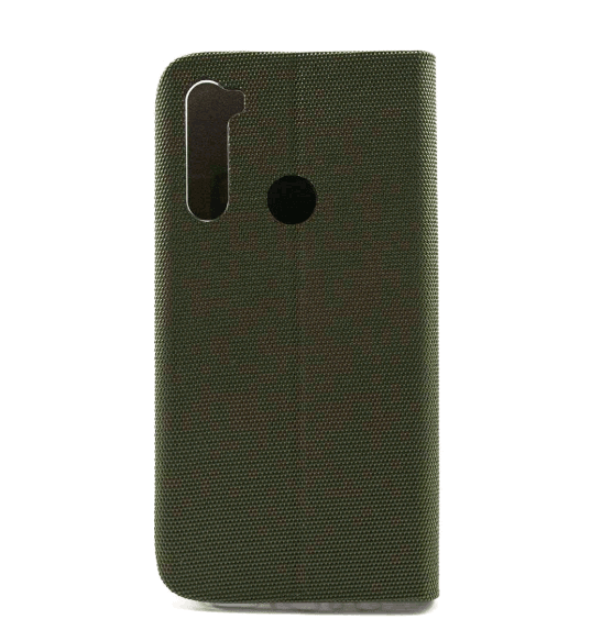 Книжка Gelius Canvas для Xiaomi Redmi Note 8 зелена-1