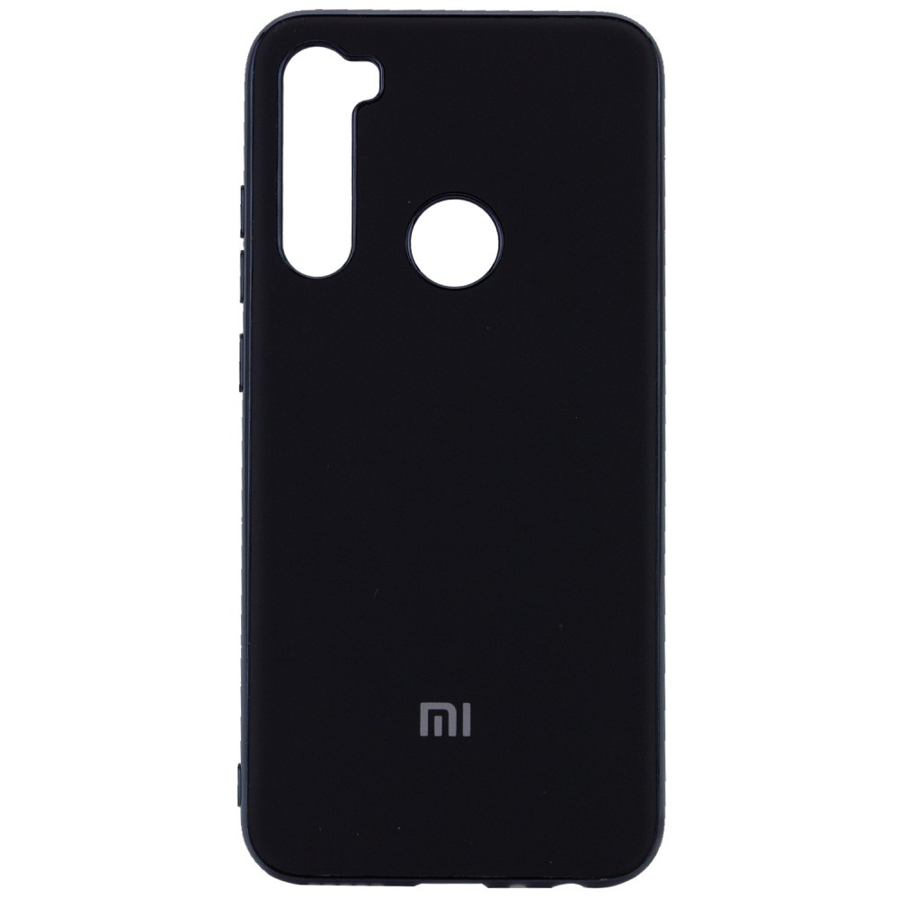Чохол Matte LOGO для Xiaomi Redmi Note 8 (Black)-0