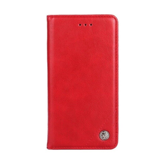 Книжка IDOOLS Retro Case для Huawei P40 червона-0