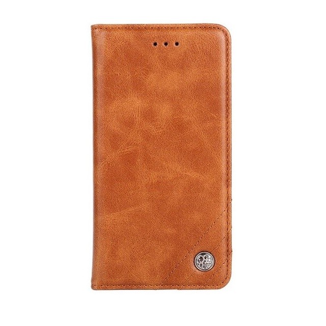 Книжка IDOOLS Retro Case для Huawei P40 коричнева-0