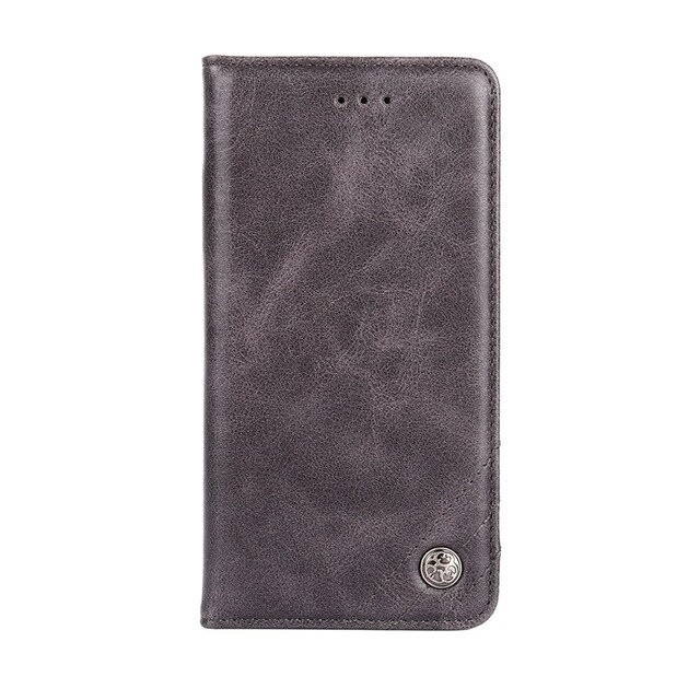 Книжка IDOOLS Retro Case для Huawei P40 сіра-0