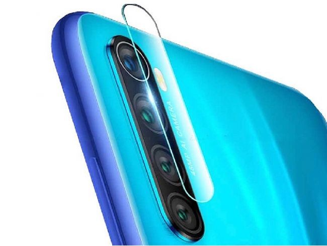 Захисне скло Camera для Xiaomi Redmi Note 8T/8 прозоре без упаковки-0