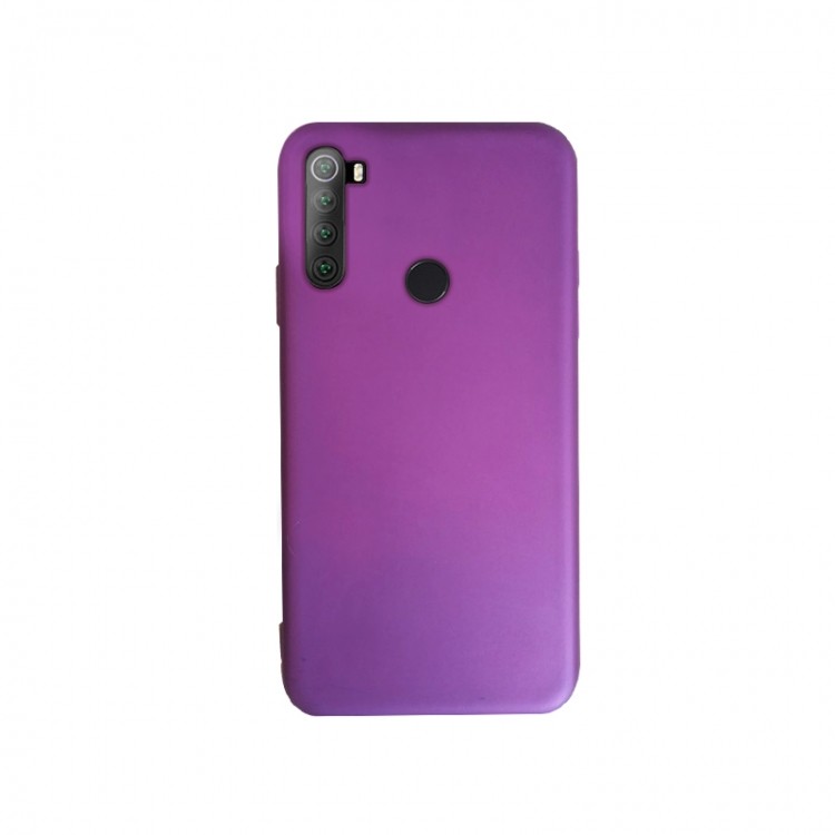 Накладка Soft Silicone Case для Xiaomi Redmi Note 8T Purple-0