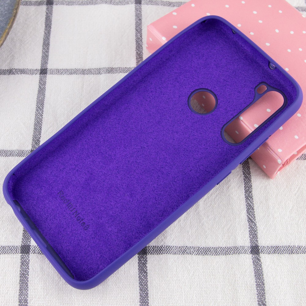 Накладка Silicone Cover Full Protective для Xiaomi Redmi Note 8T Purple-1
